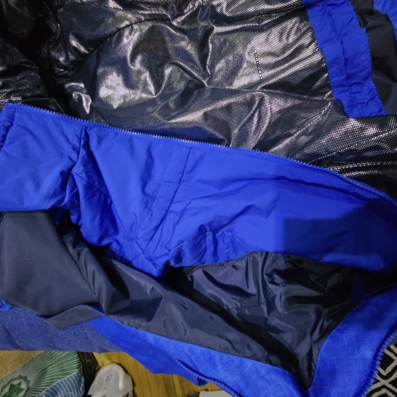 Columbia omniheat Size SWinter jacket removable hood and jacket Royal Blue - Picture 9 of 9